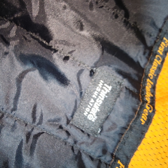 FIRST CLASSICS EUC WOMENS SZ M BLACK LEATHER BIKER HEAVY JACKET COAT - Picture 9 of 16